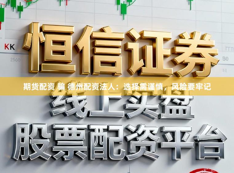 期货配资 骗 德州配资法人：选择需谨慎，风险要牢记